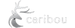 caribou logo design transparent dark bg
